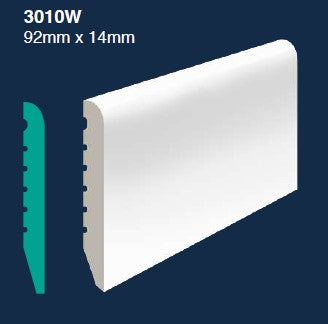 Decor Skirting Bullnose 3010W