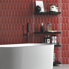 Load image into Gallery viewer, Alma Scale Brillo Garnet Decor Tile