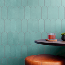 Load image into Gallery viewer, Alure Scale Matt Aqua Decor Tile