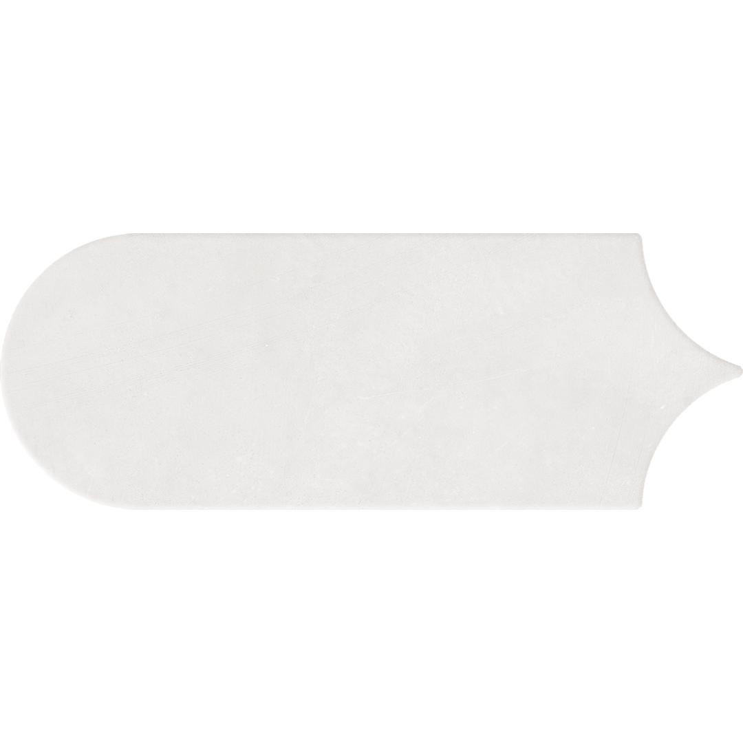 Alure Scale Matt White Decor Tile