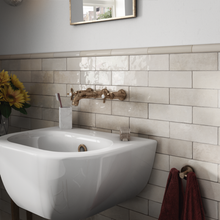 Load image into Gallery viewer, Artisan Subway Ochre Decor Tile