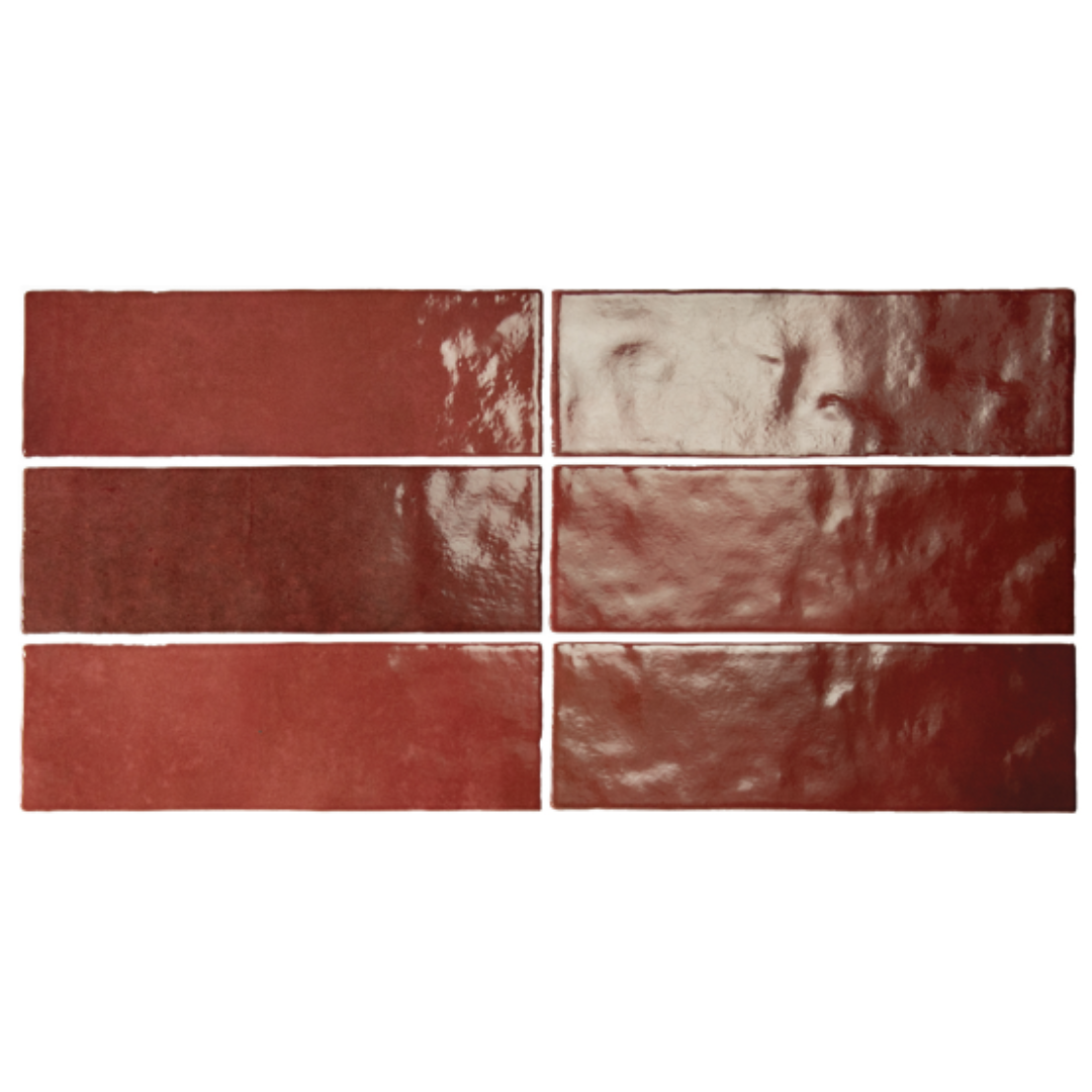 Artisan Subway Burgundy Decor Tile