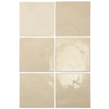 Load image into Gallery viewer, Artisan Cuadrado Ochre Decor Tile