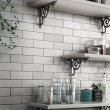 Load image into Gallery viewer, Artisan Subway White Decor Tile
