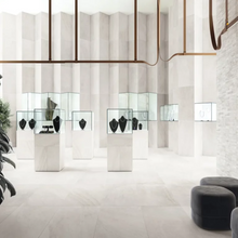 Load image into Gallery viewer, Blended White Porcelain Decor Large Format Tile
