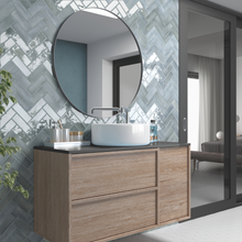 Load image into Gallery viewer, Coco Blue Grass Gloss Decor Tile