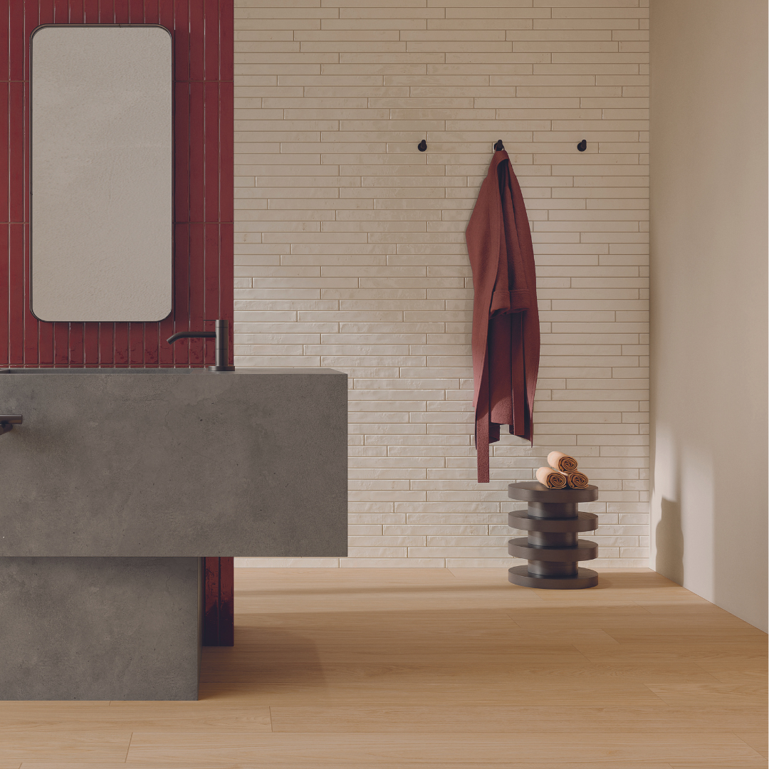 Colours Ivory Metro Porcelain Decor Tile