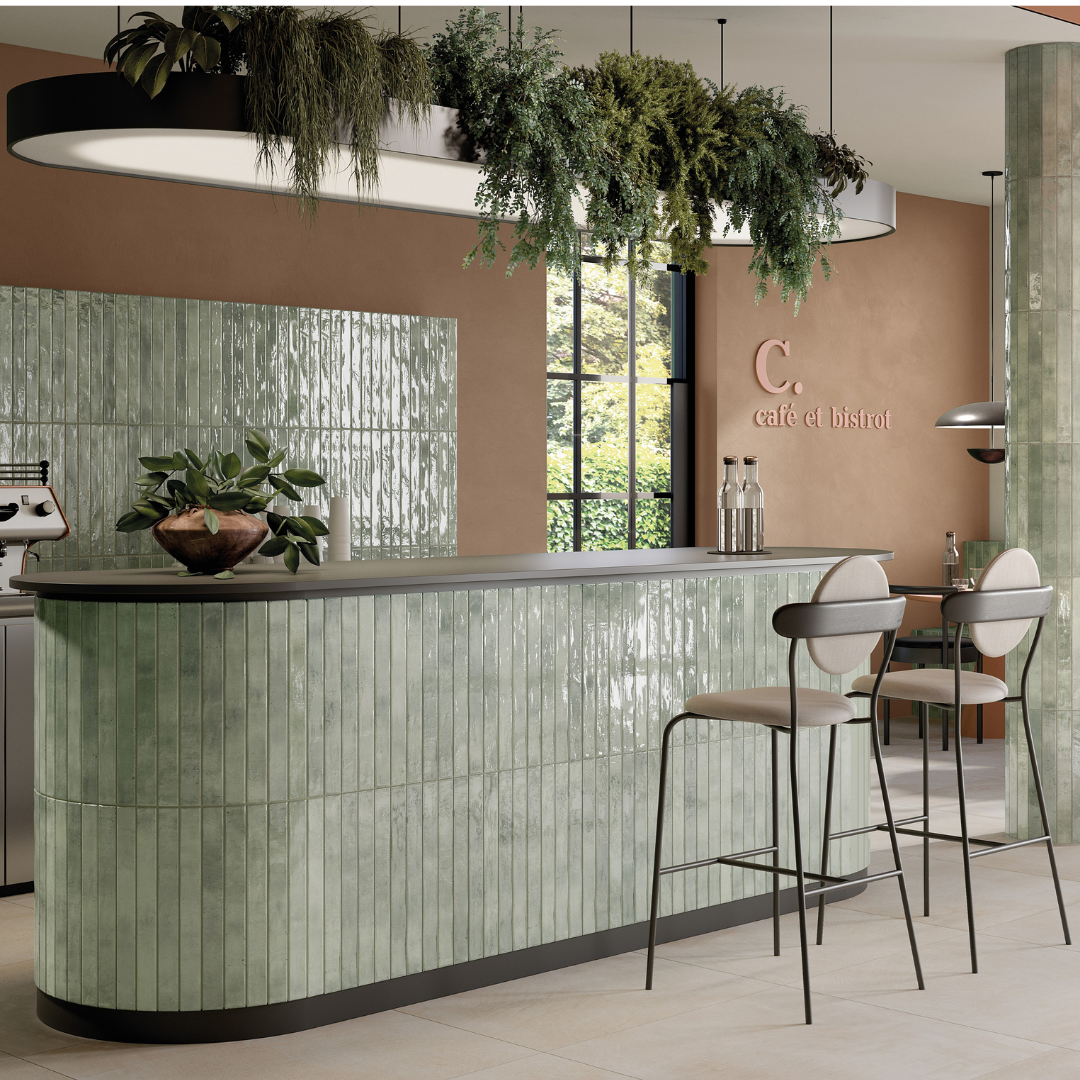 Colours Aquamarine Metro Porcelain Decor Tile