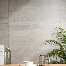 Load image into Gallery viewer, Docks Cement Light Grey Porcelain Decor Tile