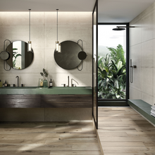 Load image into Gallery viewer, Docks Cement White Porcelain Decor Tile