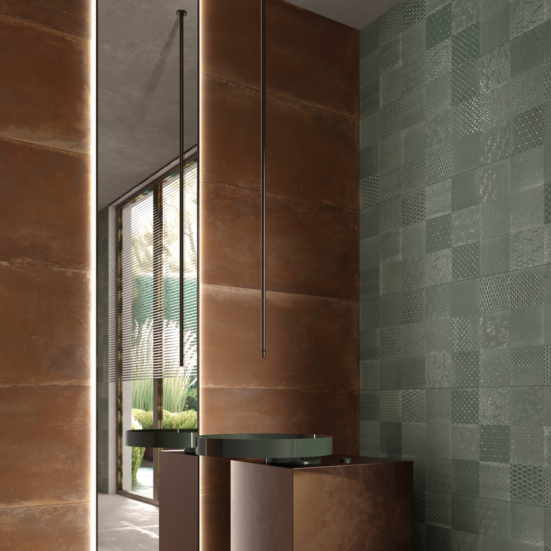 Element Corten Large Format Decor Tile