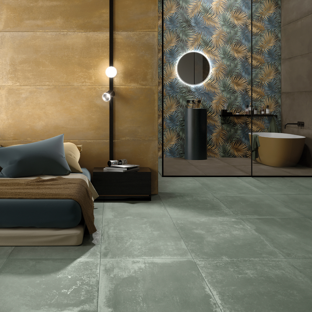 Element Emerald Large Format Decor Tile