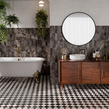 Load image into Gallery viewer, FS Arles Black Layertech Pre-Corte Decor Tile