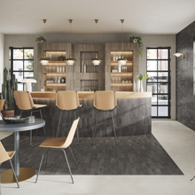 Load image into Gallery viewer, Fornace Nero Fumo Matt Decor Tile