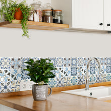 Load image into Gallery viewer, 3D Peel & Stick Blue Pattern Mirage Gloss Mosaic