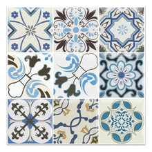 Load image into Gallery viewer, 3D Peel & Stick Blue Pattern Mirage Gloss Mosaic