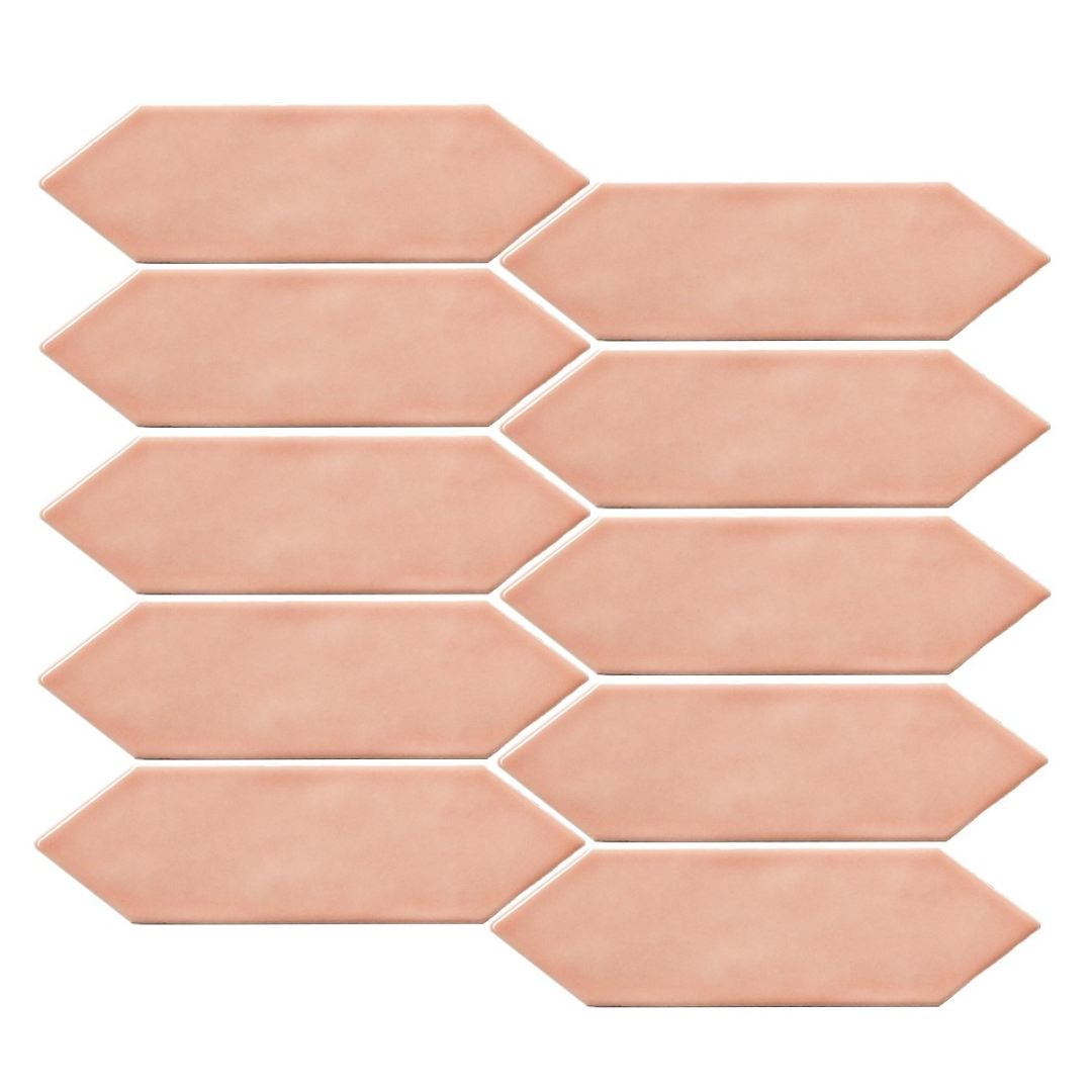 GS-CR065 Spear Head Coral Porcelain Decor Mosaics