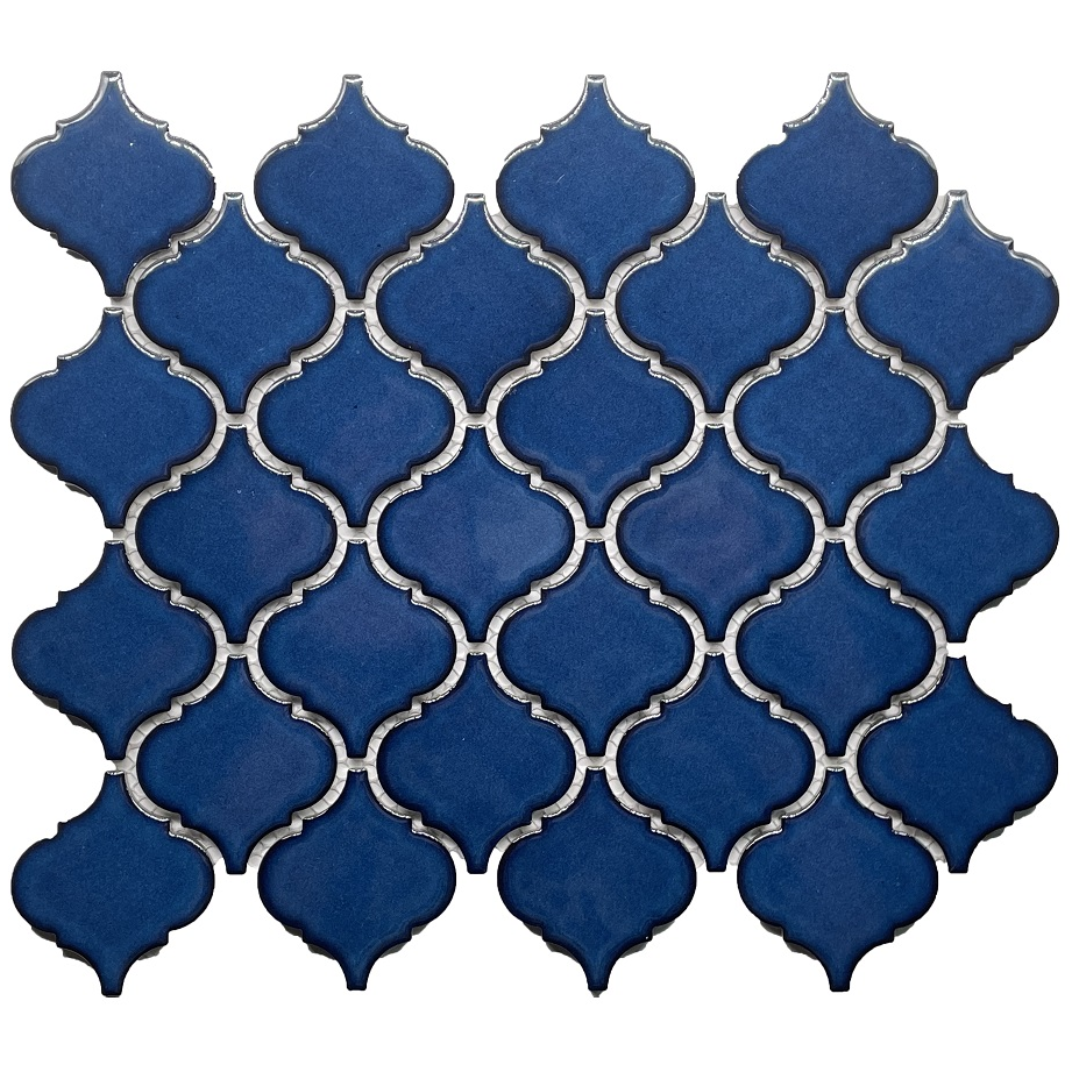 GS-CR121 Lantern Indigo Blue Porcelain Decor Mosaics