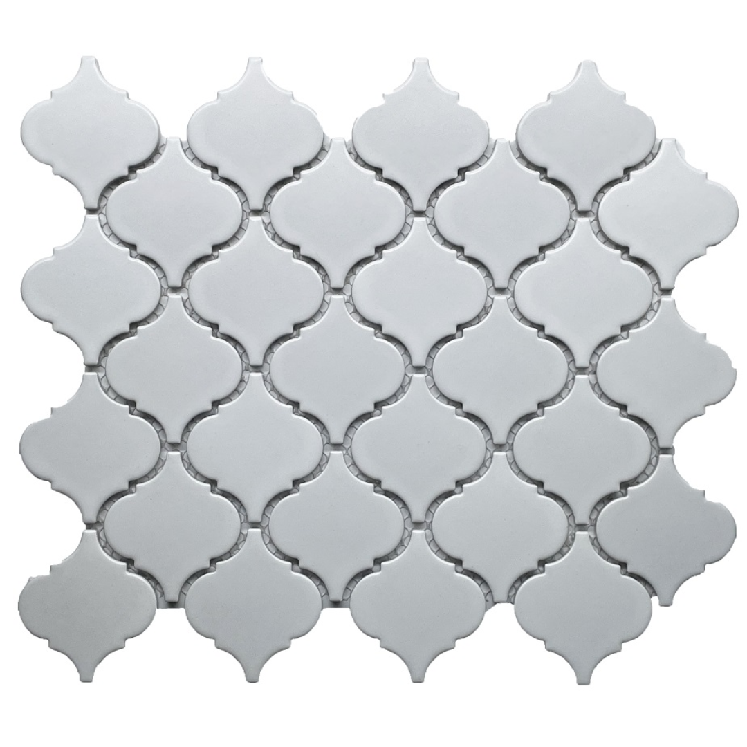 GS-CR122 Lantern White Matt Porcelain Decor Mosaics