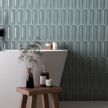 Load image into Gallery viewer, Gala Sage Gloss Decor Tile