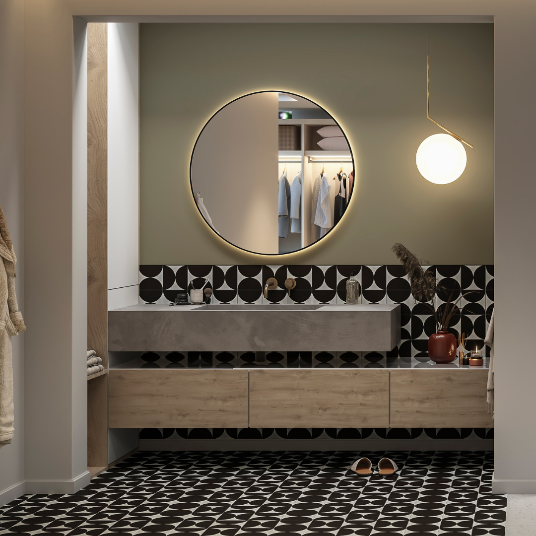 H15 Gemini Black 3 Porcelain Decor Tile – Evalution Flooring