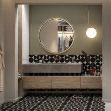 Load image into Gallery viewer, H15 Gemini Black 3 Porcelain Decor Tile