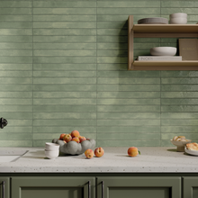 Load image into Gallery viewer, Graffiti Aquamarine Porcelain Decor Metro Matt Tile