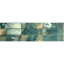 Load image into Gallery viewer, Granadella Subway Esmeralda Gloss Decor Tile