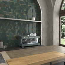 Load image into Gallery viewer, Granadella Cuadrado Esmeralda Gloss Decor Tile