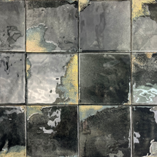 Load image into Gallery viewer, Granadella Cuadrado Carbon Gloss Decor Tile