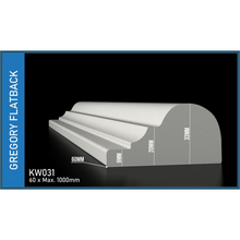 Load image into Gallery viewer, Kwela Flatback Gregory Coping 60mm x 1000mm KW031
