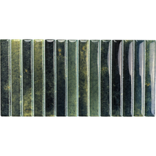Load image into Gallery viewer, KitKat Grass Gloss Porcelain Decor Metro Tile