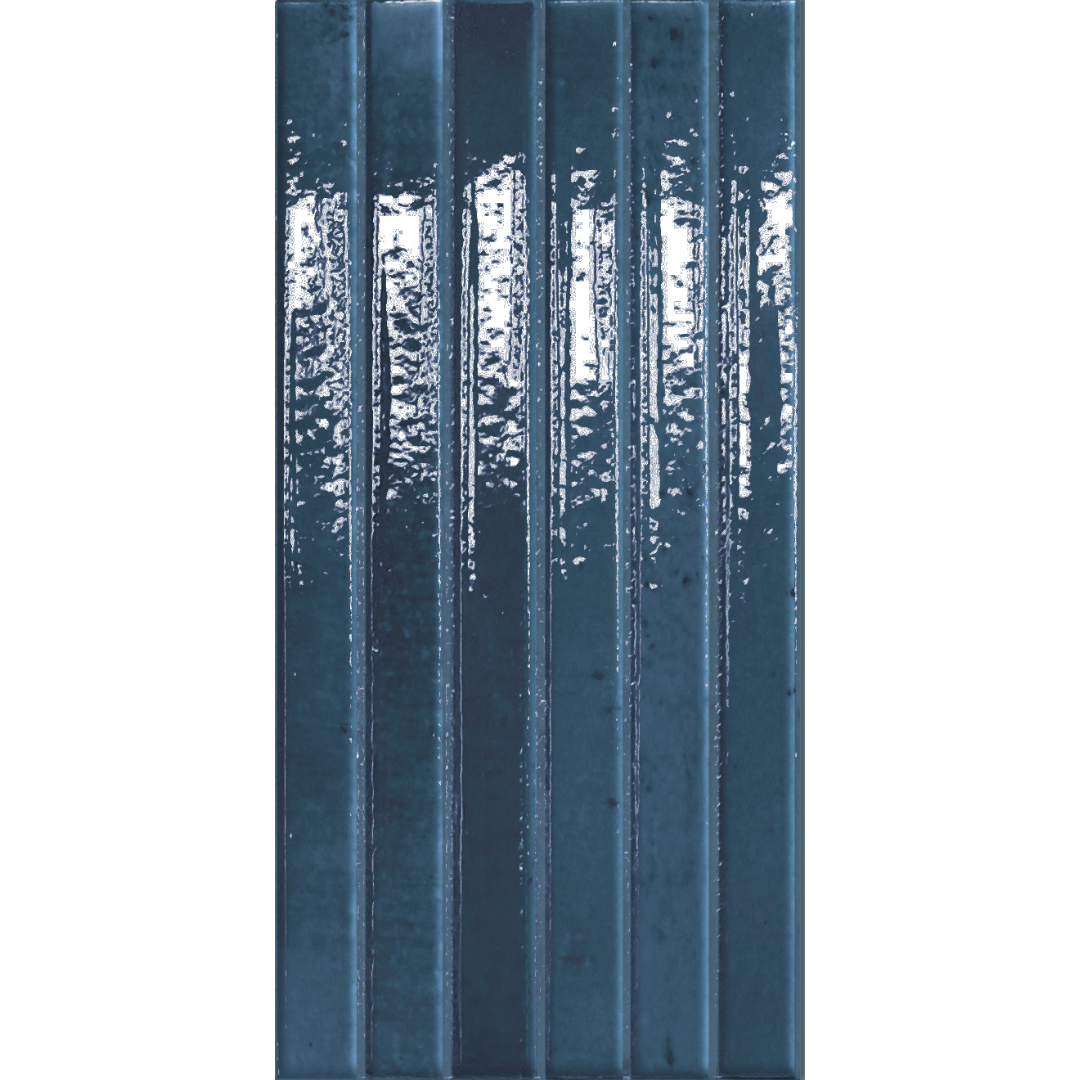 Keradom Home Kitkat Tile Navy Gloss
