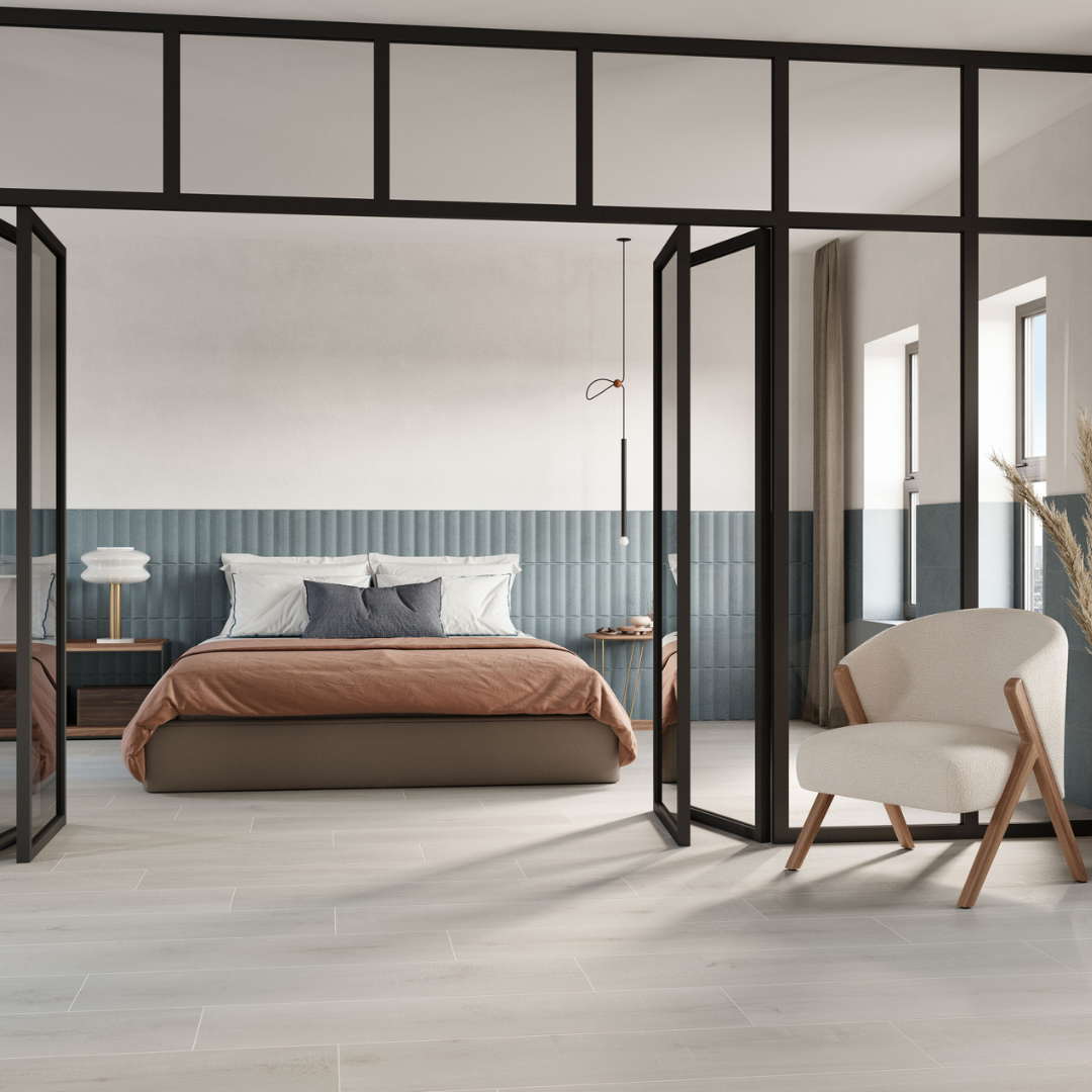 Lagom Convex Azul Decor Tile