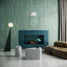 Load image into Gallery viewer, Life Turqoise Subway Decor Tile