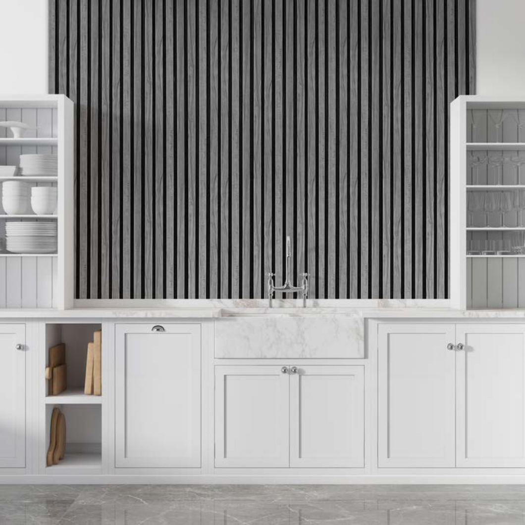 Wall Paneling Lux Line Grey