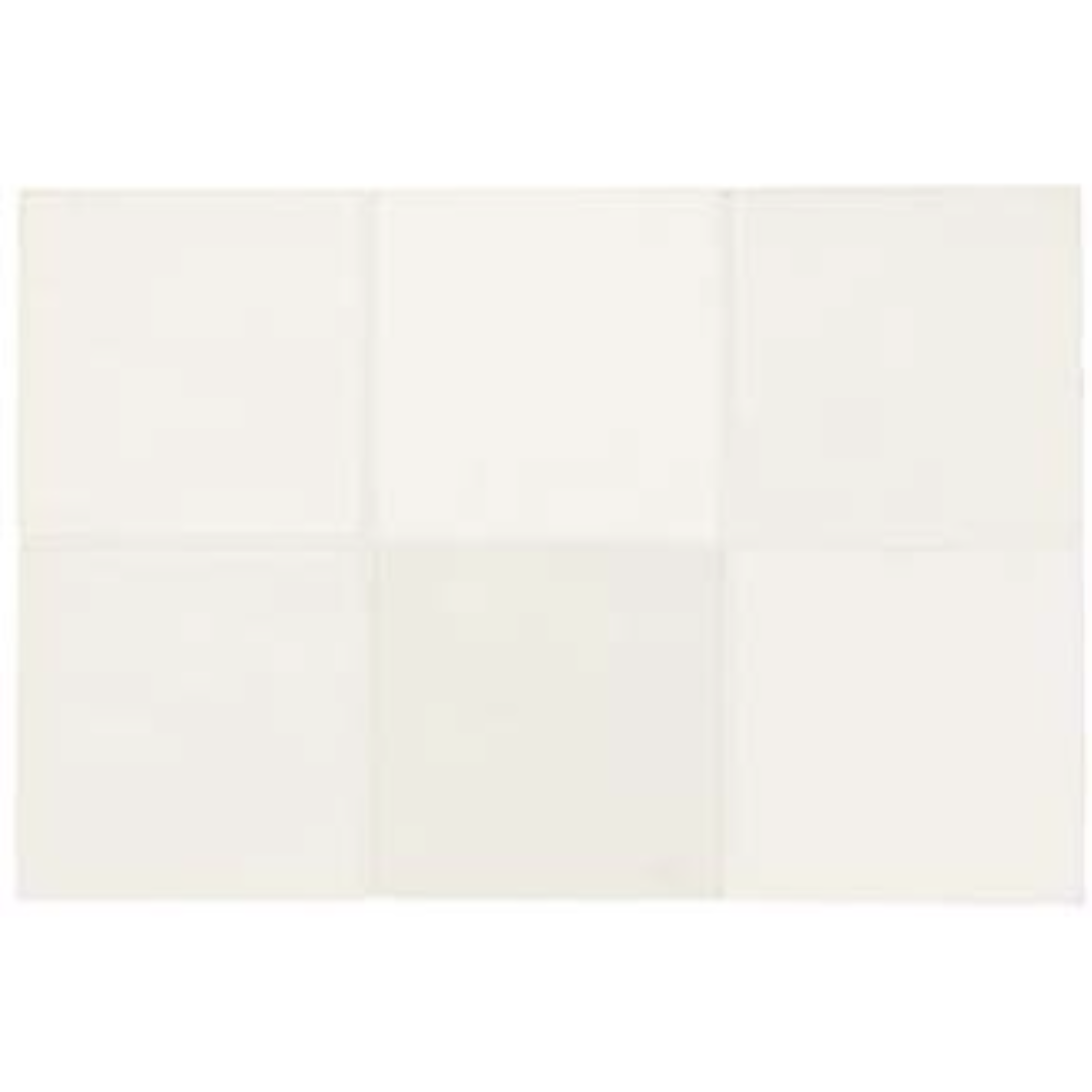Magma White Square Decor Tile