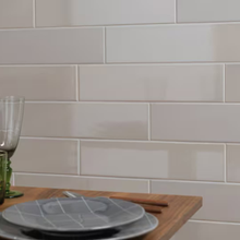 Load image into Gallery viewer, Metro Taupe Gloss Decor Metro Tile