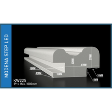 Load image into Gallery viewer, Kwela Stepedge Modena Led Stepedge 59mm x 1000mm KW225