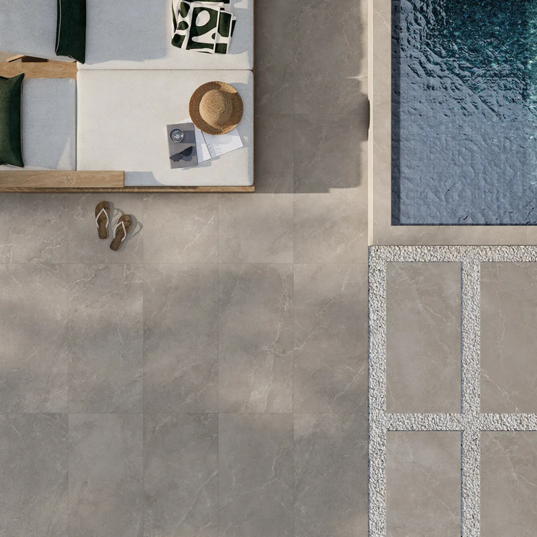 Noblestone Taupe 60120 Anti Slip Porcelain Decor Large Format Tile