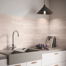 Load image into Gallery viewer, Sorbetto Bone Satin Subway Decor Tile