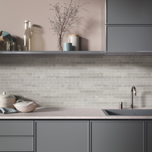 Load image into Gallery viewer, Sorbetto Pearl Satin Subway Decor Tile