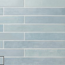 Load image into Gallery viewer, Sorbetto Sky Satin Subway Decor Tile