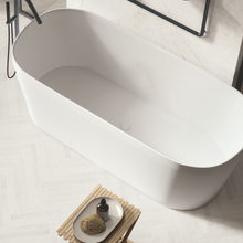 Load image into Gallery viewer, Sorbetto White Satin Subway Decor Tile