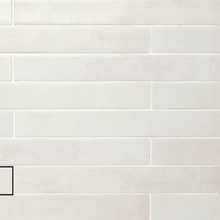 Load image into Gallery viewer, Sorbetto White Satin Subway Decor Tile