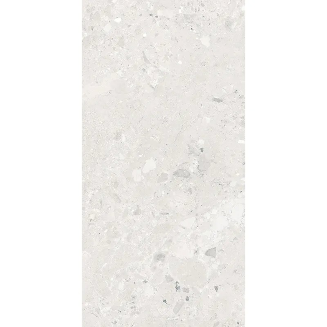 Ura White Porcelain 60120 Decor Large Format Tile