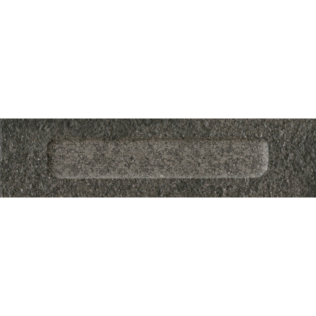 Fornace Formelle Nero Fumo Matt Decor Tile