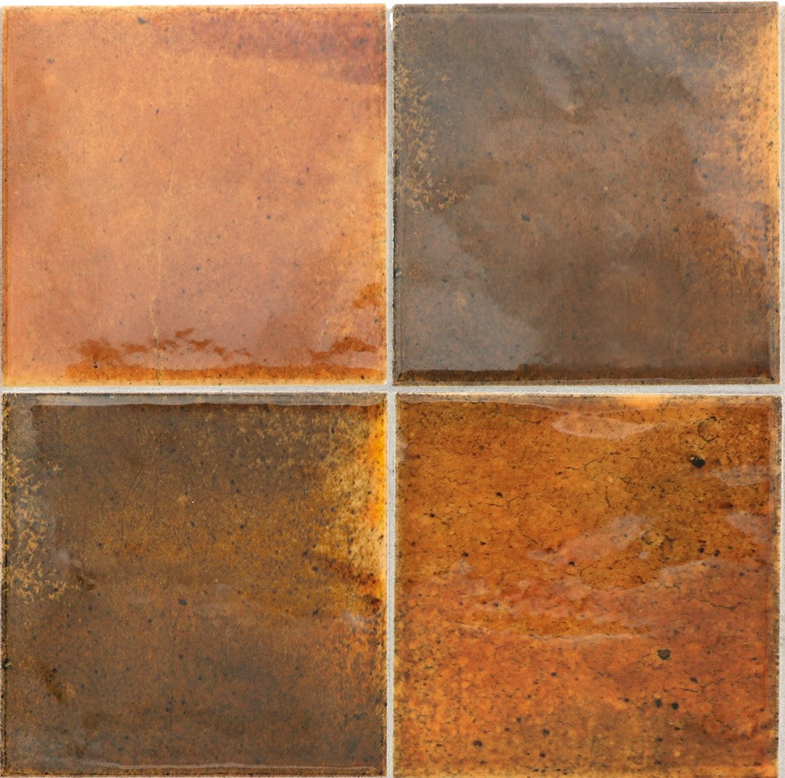 Hanoi Cuadrado Burnt Red Decor Tile