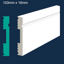 Load image into Gallery viewer, Decor Skirting Architrave Shadowline 3042W
