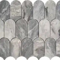 3046 Carrara Grey Natural Stone Mosaic Decor Tiles